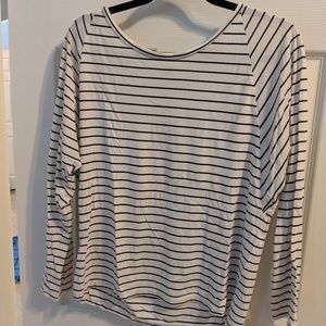 Madewell Striped Boat Neck Top
